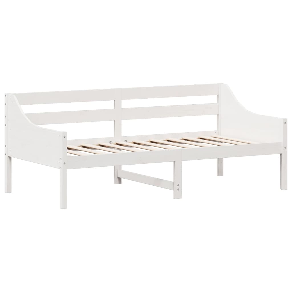 Dormeuse senza Materasso Bianco 75x190 cm in Legno di Pino 842843
