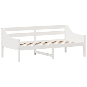 Dormeuse senza Materasso Bianco 75x190 cm in Legno di Pino 842843