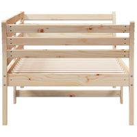 Dormeuse senza Materasso 80x200 cm in Legno Massello di Pino 842866