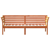 Dormeuse senza Materasso Marrone Cera 90x190 cm Legno di Pino 842881