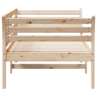 Dormeuse senza Materasso 75x190 cm in Legno Massello di Pino 842882
