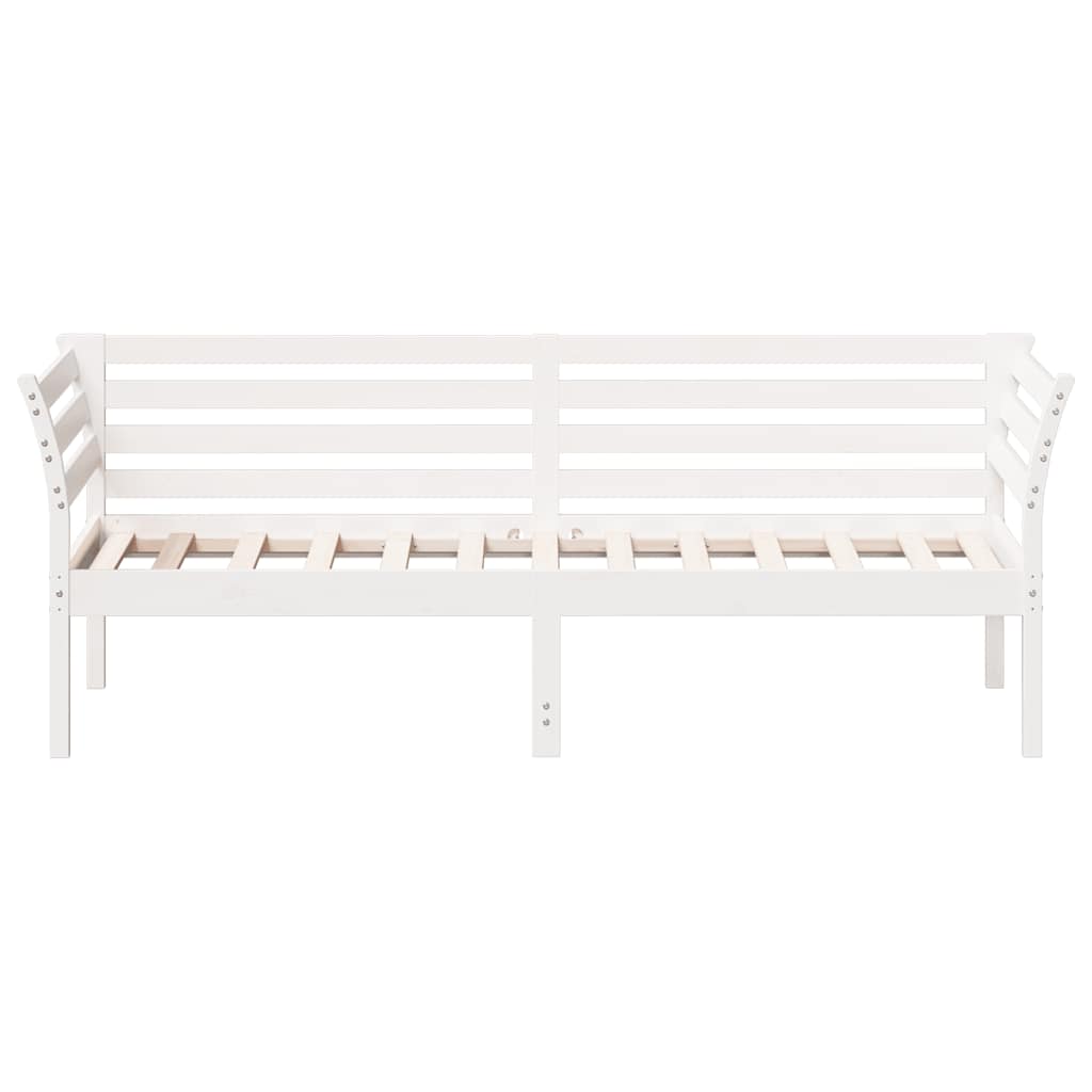 Dormeuse senza Materasso Bianco 75x190 cm in Legno di Pino 842883