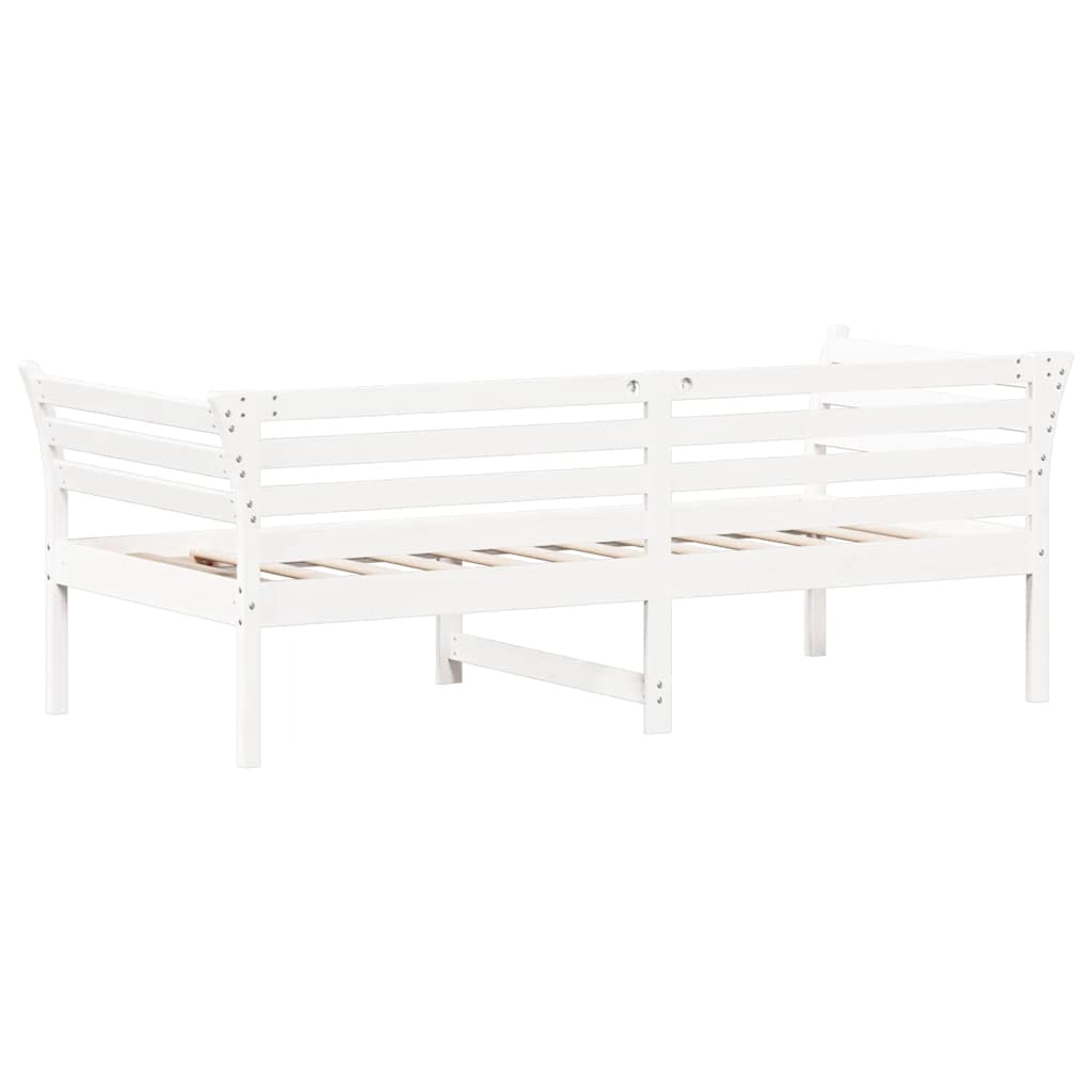 Dormeuse senza Materasso Bianco 75x190 cm in Legno di Pino 842883