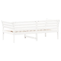 Dormeuse senza Materasso Bianco 75x190 cm in Legno di Pino 842883