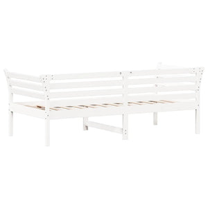 Dormeuse senza Materasso Bianco 75x190 cm in Legno di Pino 842883