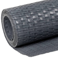 Paravento da Balcone Antracite 1000x80 cm in Polyrattan 156247