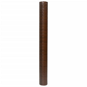 Paravento da Balcone Marrone e Nero 300x80 cm in Polyrattan 156250