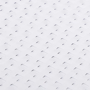 Paravento da Balcone Bianco 500x100 cm in Polyrattan 156288