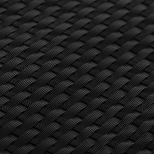 Paravento da Balcone Nero 400x90 cm in Polyrattan 156299