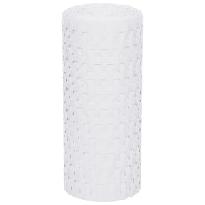 Schermi da Balcone 10 pz Bianchi 255x19 cm in Polyrattan