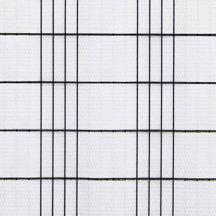 Schermi da Balcone 10 pz Bianchi 255x19 cm in Polyrattan 156313