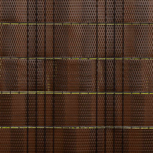 Schermi da Balcone 5 pz Marrone e Nero 255x19 cm in Polyrattan