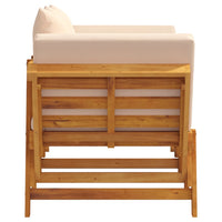 Panca da Giardino con Cuscini 2-in-1 in Legno di Acacia 367581