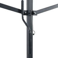 Tenda da Sole Blu e Bianca 500x300 cm in Tessuto e Acciaio