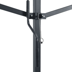 Tenda da Sole Blu e Bianca 500x300 cm in Tessuto e Acciaio