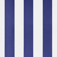 Tenda da Sole Blu e Bianca 500x300 cm in Tessuto e Acciaio 368933