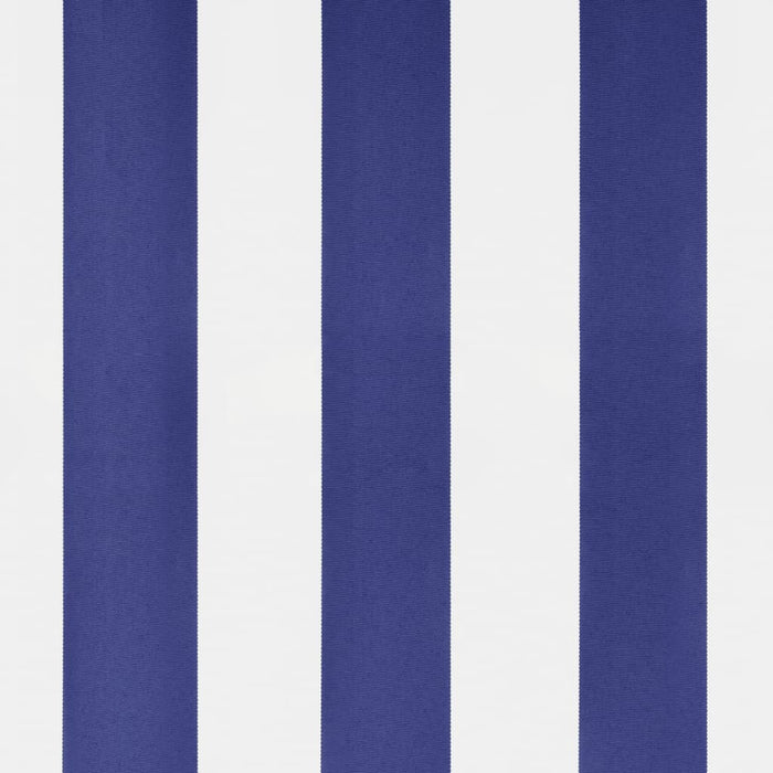 Tenda da Sole Blu e Bianca 500x300 cm in Tessuto e Acciaio 368933