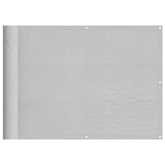 Paravento Balcone Grigio chiaro 75x500cm 100% Poliestere Oxfordcod mxl 115653