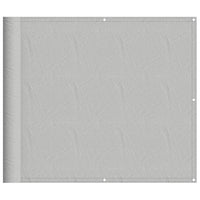 Paravento Balcone Grigio chiaro 90x300cm 100% Poliestere Oxford