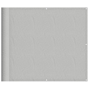 Paravento Balcone Grigio chiaro 90x300cm 100% Poliestere Oxford