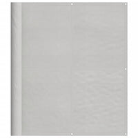 Paravento Balcone Grigio chiaro 120x800cm 100%Poliestere Oxford