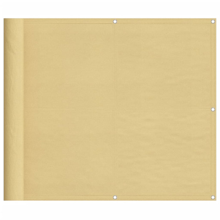 Paravento da Balcone Sabbia 90x400 cm 100% Poliestere Oxford 4000029