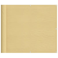 Paravento da Balcone Sabbia 90x600 cm 100% Poliestere Oxford 4000031