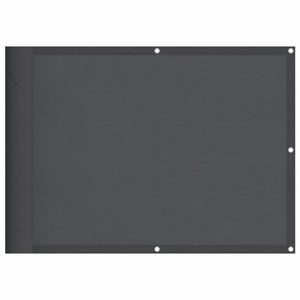 Paravento da Balcone Antracite 75x700 cm 100% Poliestere Oxford