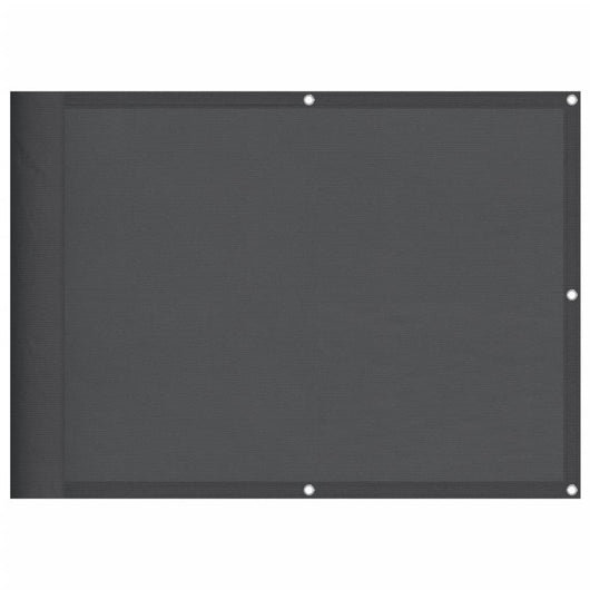 Paravento da Balcone Antracite 75x700 cm 100% Poliestere Oxford
