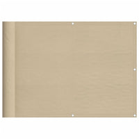 Paravento da Balcone Beige 75x700 cm 100% Poliestere Oxfordcod mxl 114041
