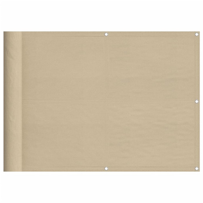 Paravento da Balcone Beige 75x700 cm 100% Poliestere Oxfordcod mxl 114041