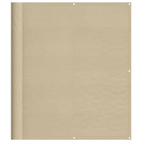 Paravento da Balcone Beige 120x700 cm 100% Poliestere Oxfordcod mxl 90042