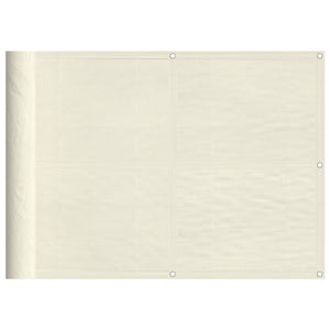 Paravento da Balcone Crema 75x700 cm 100% Poliestere Oxfordcod mxl 116602