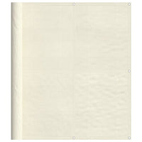 Paravento da Balcone Crema 120x800 cm 100% Poliestere Oxford 4000208