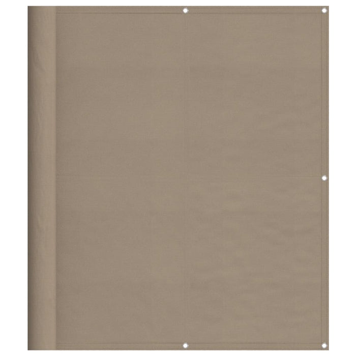 Paravento da Balcone Tortora 120x800 cm 100% Poliestere Oxford