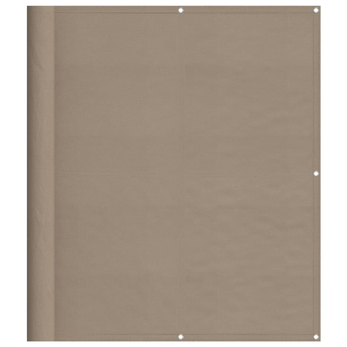Paravento da Balcone Tortora 120x1000 cm 100% Poliestere Oxford 4000251