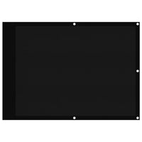 Paravento da Balcone Nero 75x800 cm 100% Poliestere Oxford 4000362