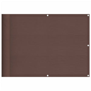 Paravento da Balcone Marrone 75x700 cm 100% Poliestere Oxford