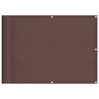 Paravento da Balcone Marrone 75x1000 cm 100% Poliestere Oxfordcod mxl 116029