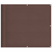 Paravento da Balcone Marrone 90x1000 cm 100% Poliestere Oxford 4000391