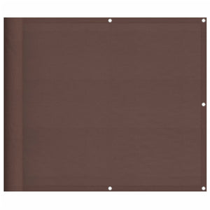 Paravento da Balcone Marrone 90x1000 cm 100% Poliestere Oxford 4000391