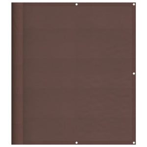 Paravento da Balcone Marrone 120x700 cm 100% Poliestere Oxford 4000396