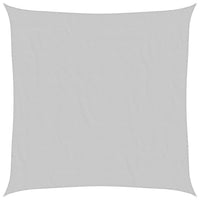 Vela Parasole Grigio Chiaro 4x4 m 100% Poliestere Oxford