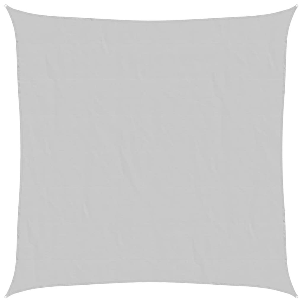 Vela Parasole Grigio Chiaro 6x6 m 100% Poliestere Oxford 4000406