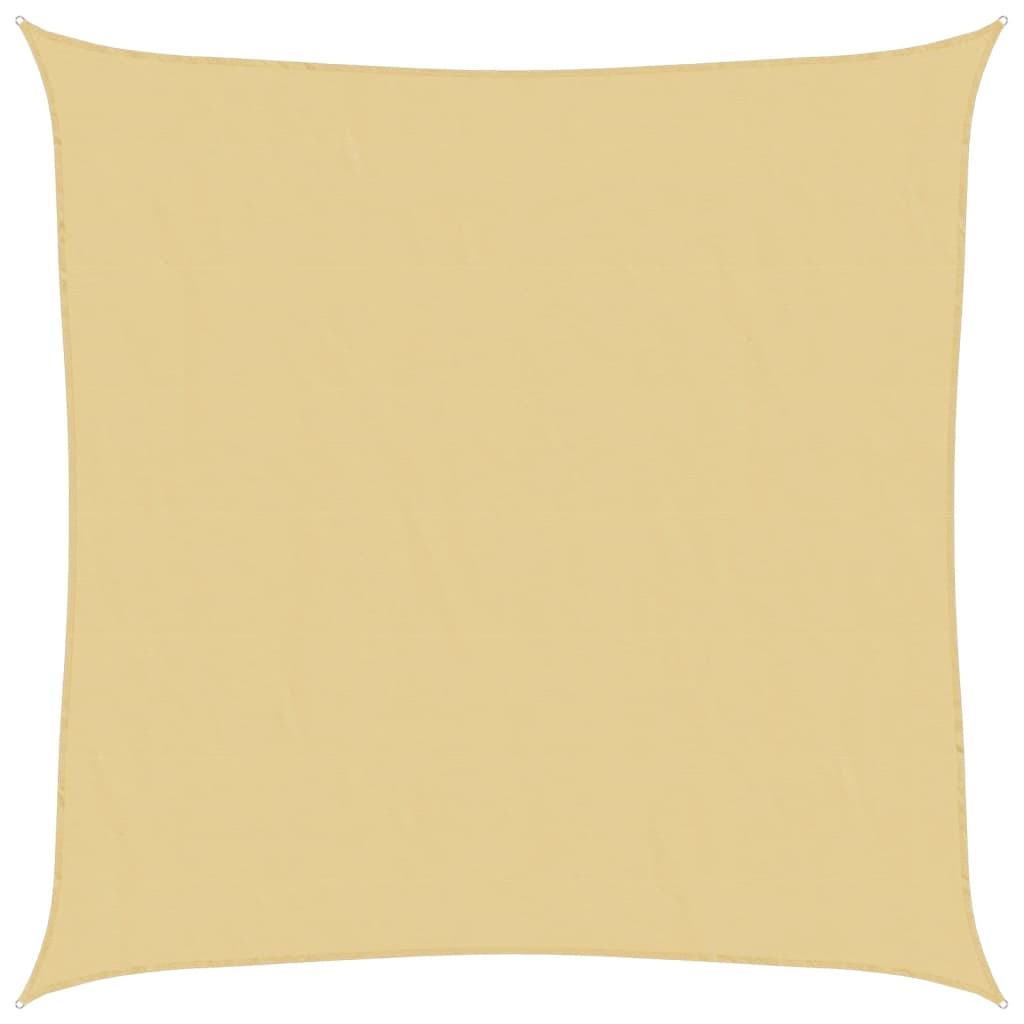 Vela Parasole Sabbia 3,6x3,6 m 100% Poliestere Oxford 4000411