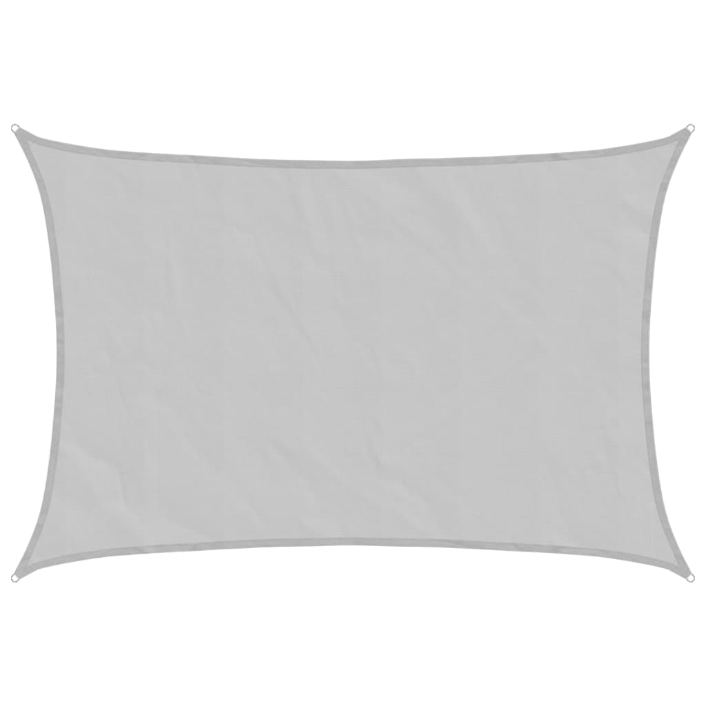 vidaXL Vela Parasole Grigio Chiaro 3x2 m 100% Poliestere Oxford