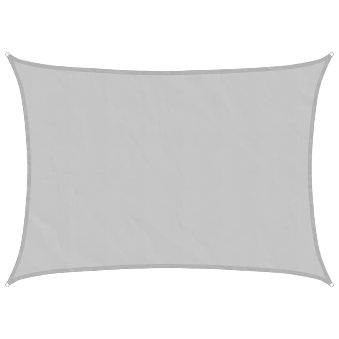 Vela Parasole Grigio Chiaro 7x5 m 100% Poliestere Oxford