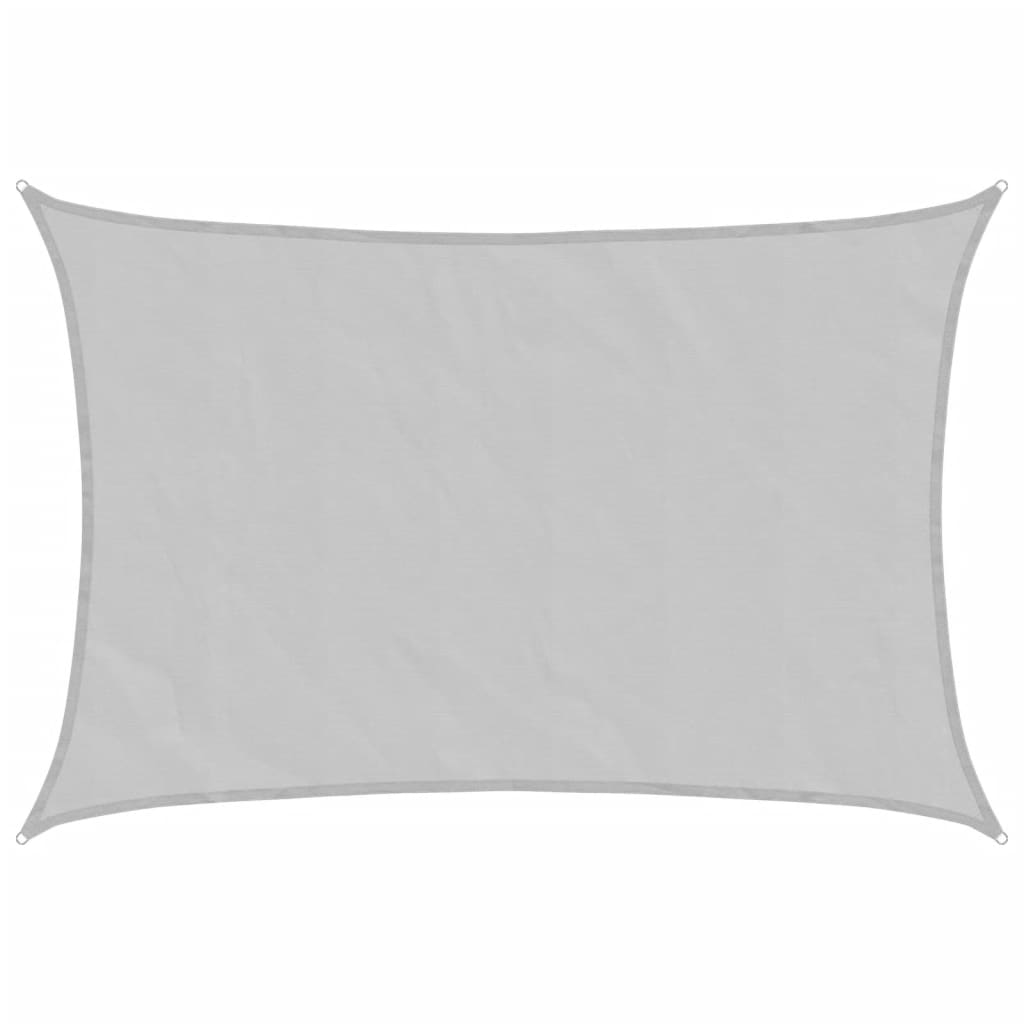 vidaXL Vela Parasole Grigio Chiaro 7x6 m 100% Poliestere Oxford