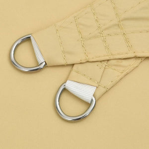 Vela Parasole Sabbia 3,5x3,5x4,9 m 100% Poliestere Oxford 4000936
