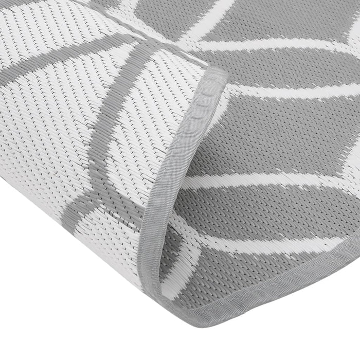 Tappeto da Esterno ARAKIL Grigio Ø160 cm in PP